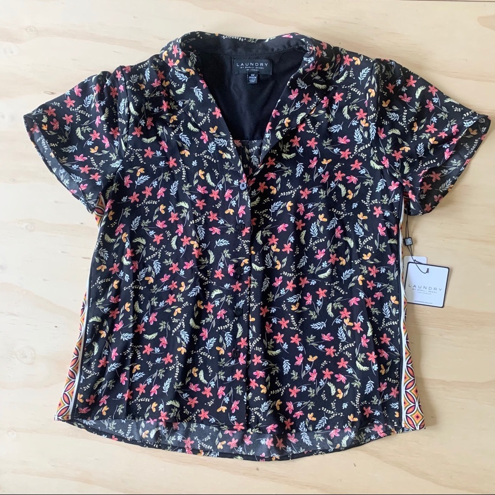 Laundry By Shelli Segal Floral Blouse